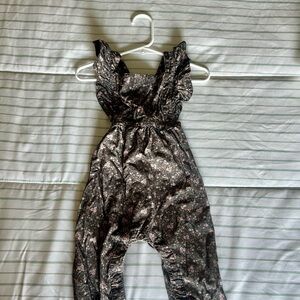 Jamie Kay Organic Cotton Pincord Lucy Playsuit - Peony Floral